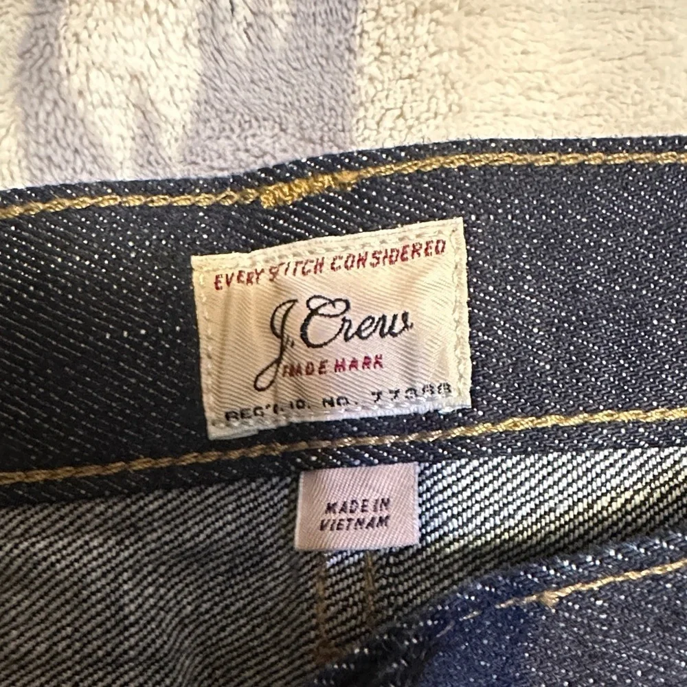 J. Crew Men's Dark Indigo Straight Jeans Chinos size 32 x 32